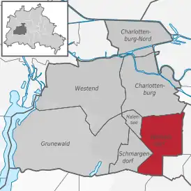 Расположение района в округеШарлоттенбург-Вильмерсдорф