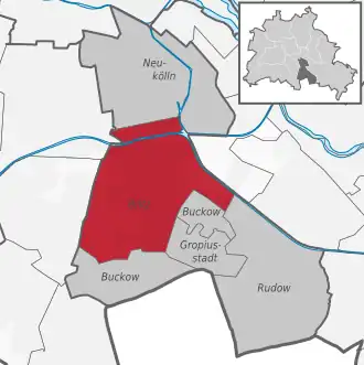 Расположение района в округеНойкёльн