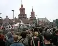 Водные баталии на мосту Обербаумбрюкке