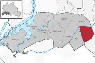 Расположение района в округеШтеглиц-Целендорф