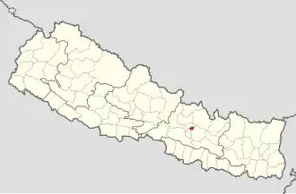 Бхактапур на карте