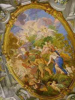 Лука Джордано. Аллегория силы. 1684—1686. Фреска