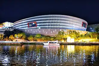 Стадион «Сан-Мамес» в Бильбао, где прошёл финал Лиги Европы