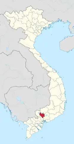 Биньзыонг на карте