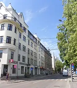 Вид от ул. Висвалжа