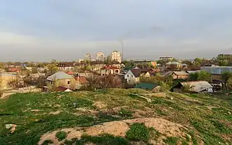 Вид на застройку района с Кузнечного холма