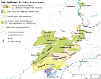 Епископство к XVIII в.