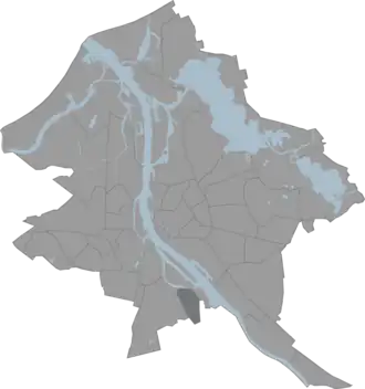 Бишумуйжа на карте Риги