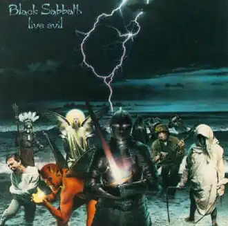 Обложка альбома Black Sabbath «Live Evil» (1982)