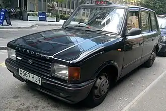 Metrocab II — автомобиль, которым управлял телеведущий Алексей Куличков в программе «Такси»