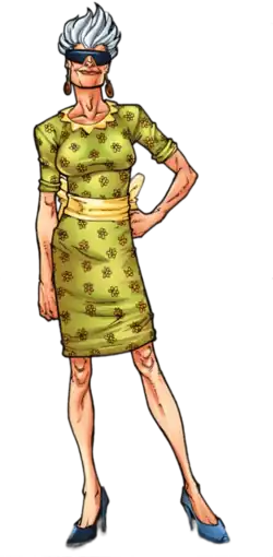 Слепая Эл в комиксе Deadpool Corps: Rank and Foul (март 2010)Художник — Газ Васкес.