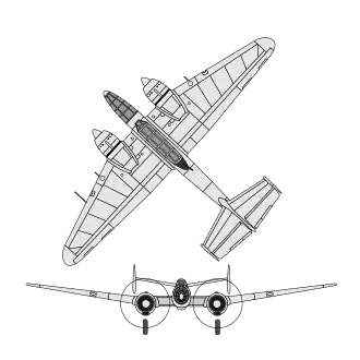 Схема самолёта MB.170