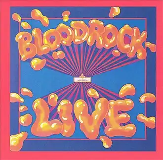 Обложка альбома Bloodrock «Bloodrock Live» (1972)