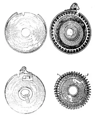 Барабанный магазин пулемёта Блюма на 39 патронов