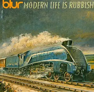 Обложка альбома Blur «Modern Life Is Rubbish» (1993)