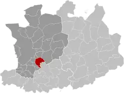 Расположение муниципалитета на карте провинции