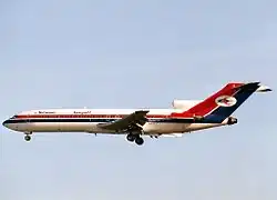 Йеменский Boeing 727-2N8, схожий с самолётом, который пытались угнать.