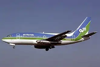 Boeing 737-222 авиакомпании Air Florida, идентичный разбившемуся