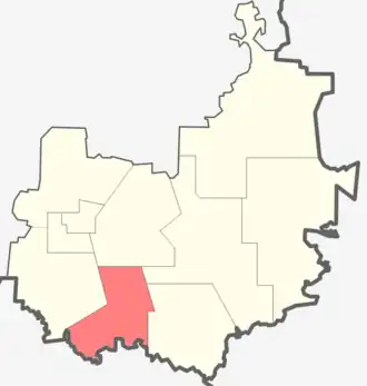 Анисимовское сельское поселение (упразднено) на карте