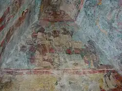 Настенная роспись майя, Бонампак, Мексика, 580—800 гг. н. э.