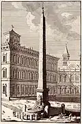 Латеранский обелиск. 1709. Офорт