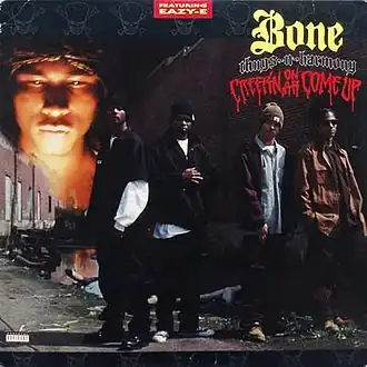 Обложка альбома Bone Thugs-N-Harmony «Creepin on ah Come Up» (1994)