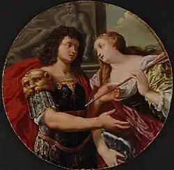 Прокрида, предлагающая стрелу Артемиды Кефалу. До 1674