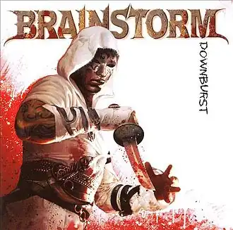 Обложка альбома Brainstorm «Downburst» (2008)