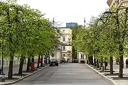 Ворота со стороны кампуса