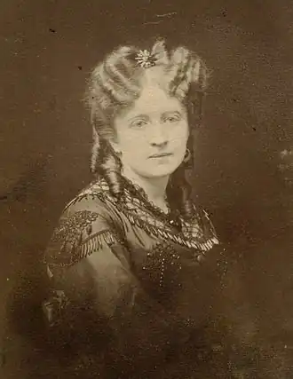 Ядвига Лущевская около 1865 года