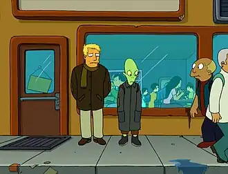 Киф и Зепп на улице после увольнения