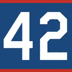 Джеки Робинсонвыведен из обращения в МЛБ 15 апреля 1997