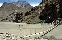 Нижнее течение Бартанга летом 2017 года