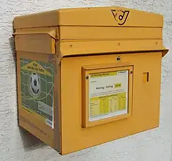 Современный почтовый ящик Австрии (2007)