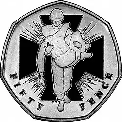 2006 Victoria Cross Commemorative 50p coin