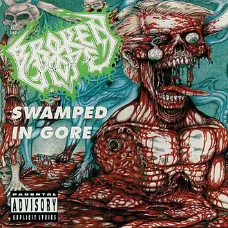 Обложка альбома Broken Hope «Swamped in Gore» (1991)