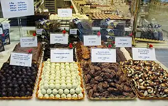 Шоколадный магазин в Брюгге