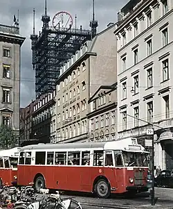 Телефонная башня на улице Малмихильнадсгатан, 1952