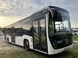 Тестовый NEFAZ-5299-40-52  в Брянске на обкатке