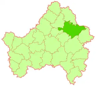 Брянский район на карте