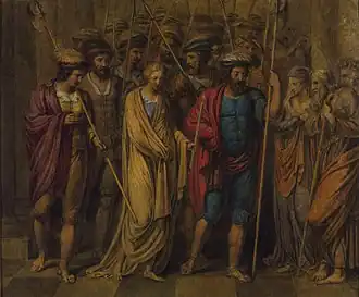 «Покаяние Джейн Шор». Картина работы Уильяма Блейка, 1793 год