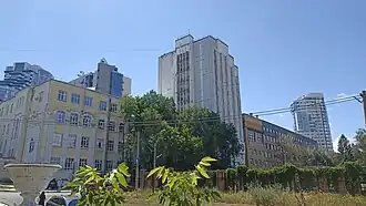 Корпус №3 Академии строительства и архитектуры (№13 СамГТУ), июль 2023 года