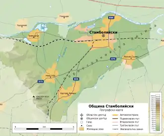Община Стамболийски на карте