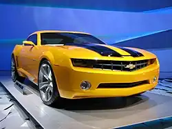 Одна из нескольких Chevrolet Camaro, использованная для изображения Бамблби