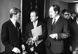 Хельмут Грим (крайний слева). 1968