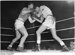 А. С. Шоцикас (слева) в 1955 году