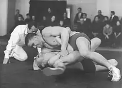 Рудольф Веспер (сверху) на чемпионате ГДР 1968 года