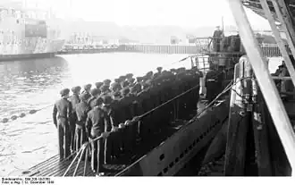 экипаж G 684/U 250, 12 декабря 1943