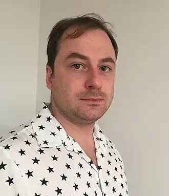 Платон Буравицкий на радио "Балтком" в Риге. 2020 год.