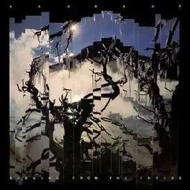 Обложка альбома Bauhaus «Burning from the Inside» (1983)